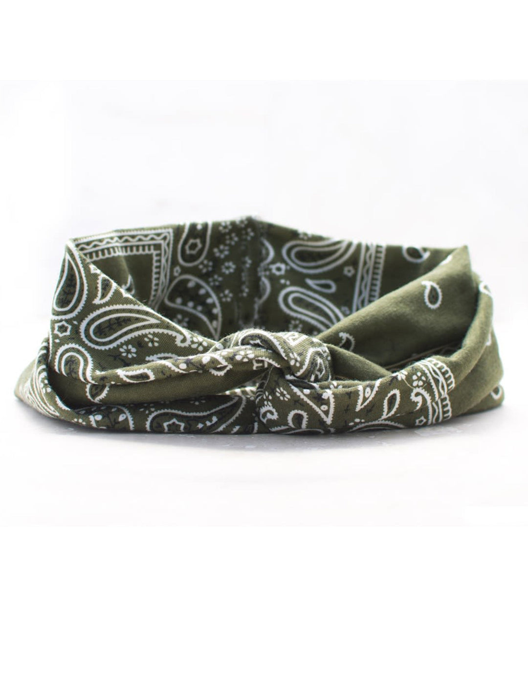 Paisley Boho Broadside Knot Headband