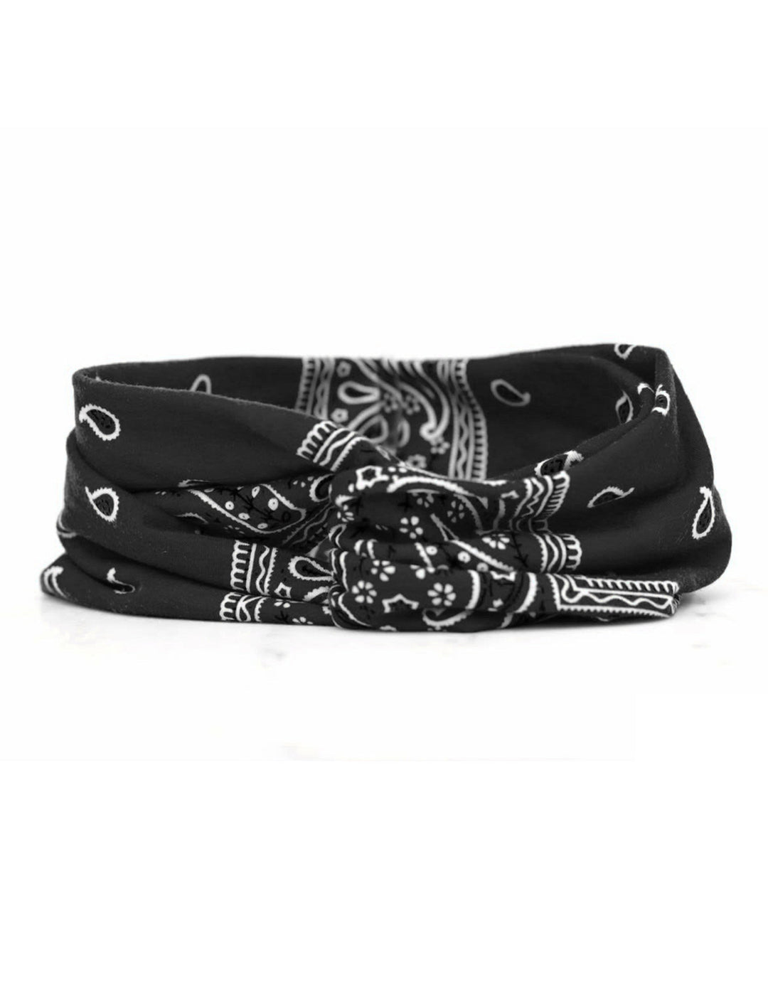 Paisley Boho Broadside Knot Headband