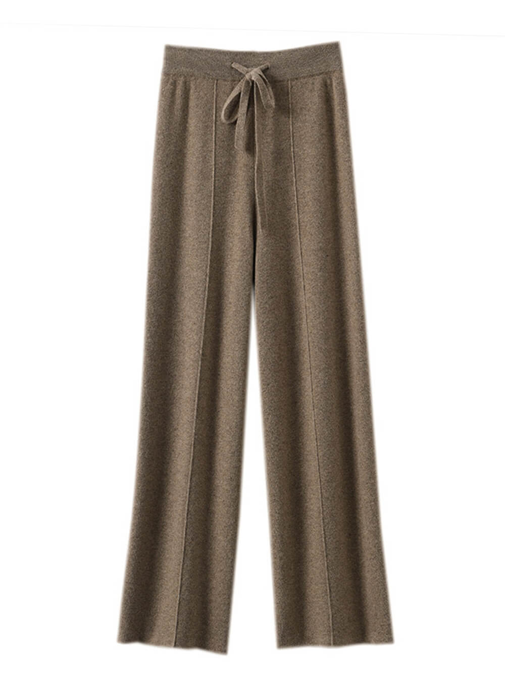 3D Seam Drawstring Cotton Long Pants