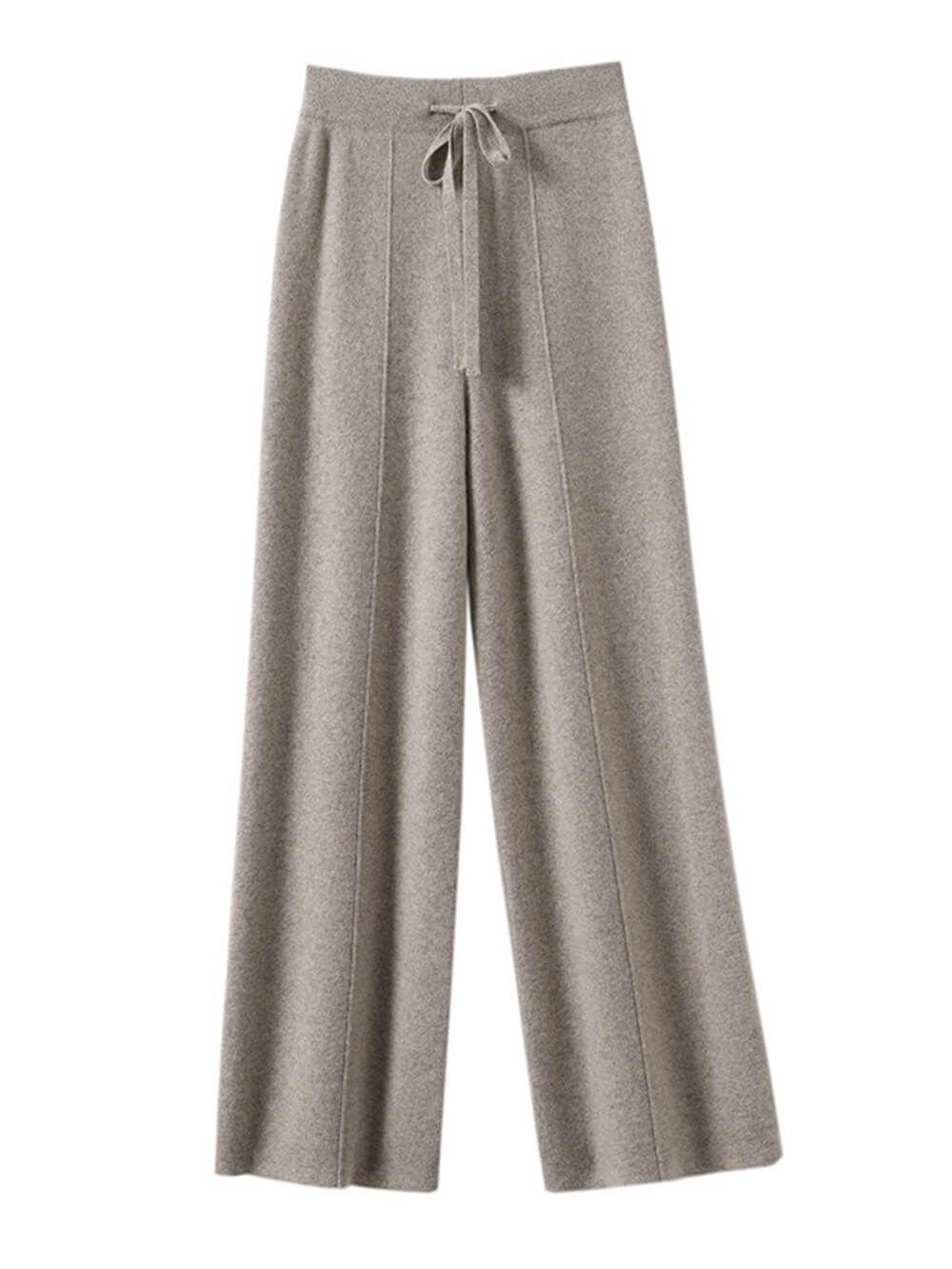 3D Seam Drawstring Cotton Long Pants
