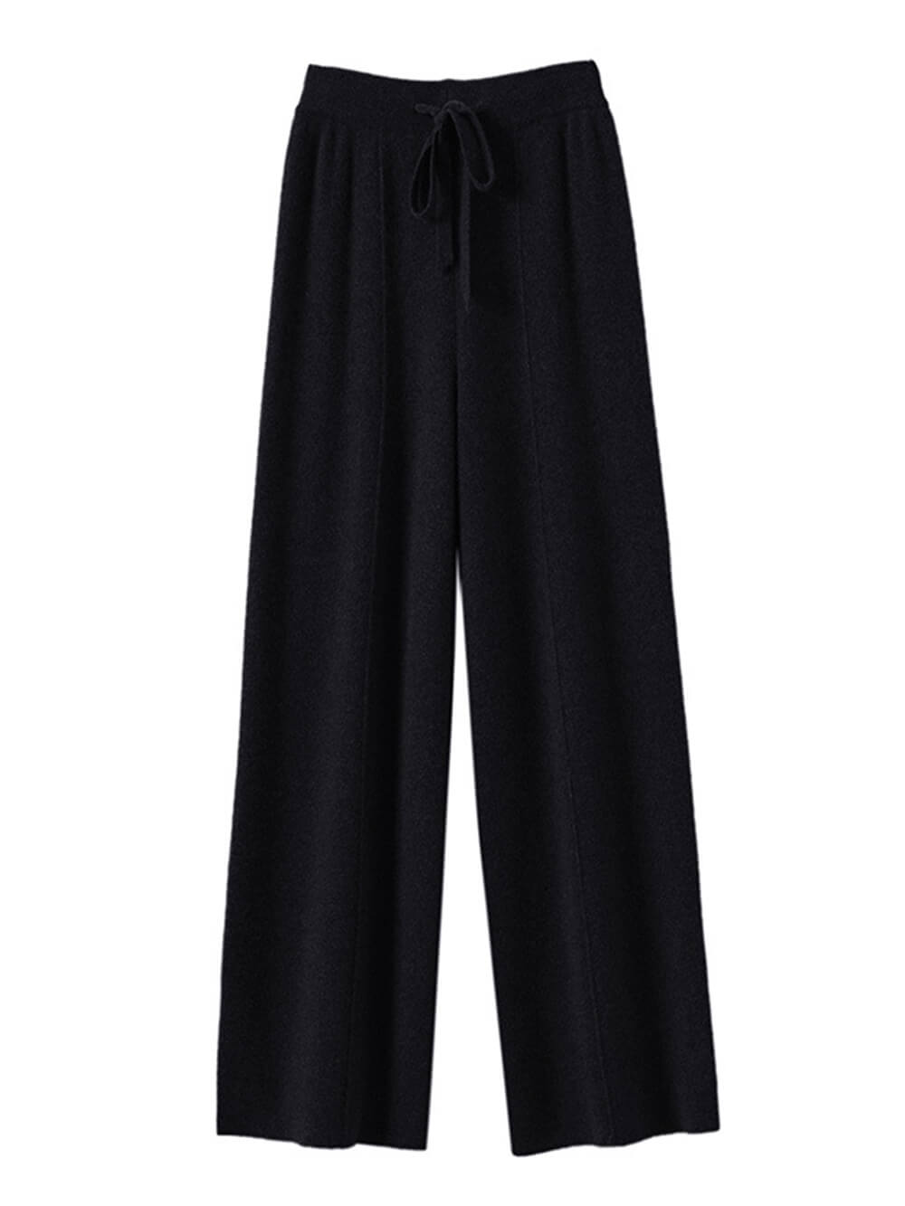 3D Seam Drawstring Cotton Long Pants