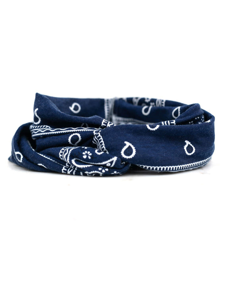 Paisley Boho Broadside Knot Headband