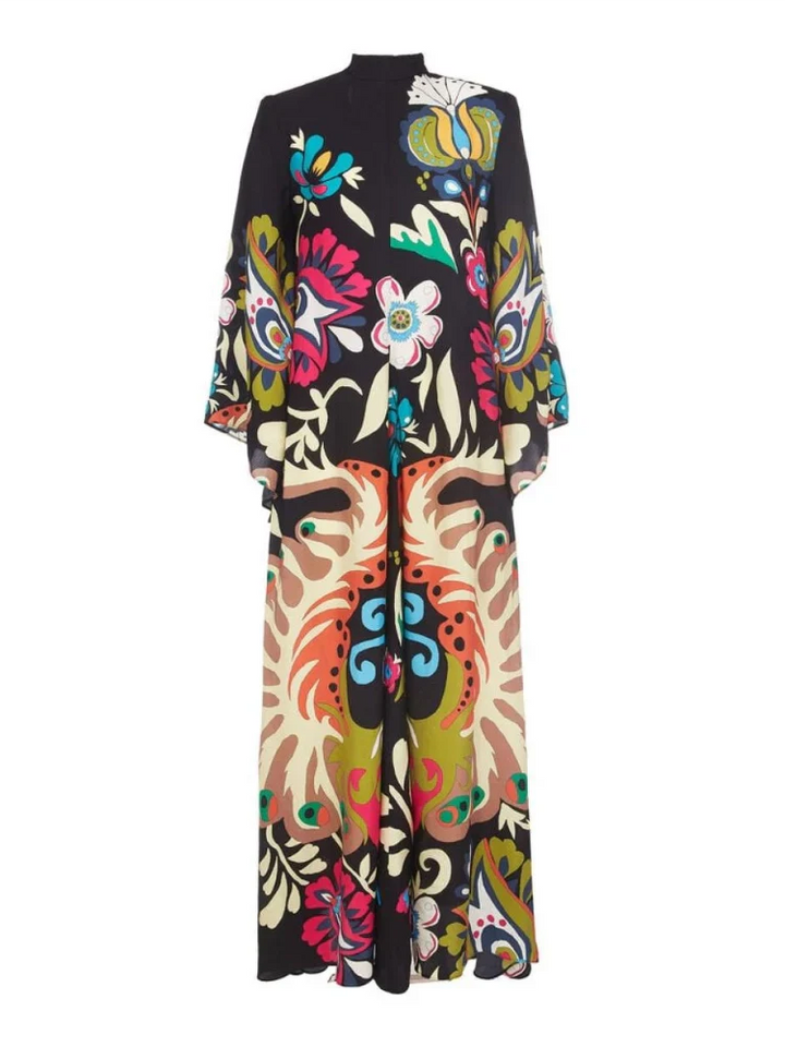 Peacock In Pebbled Sable Dresses