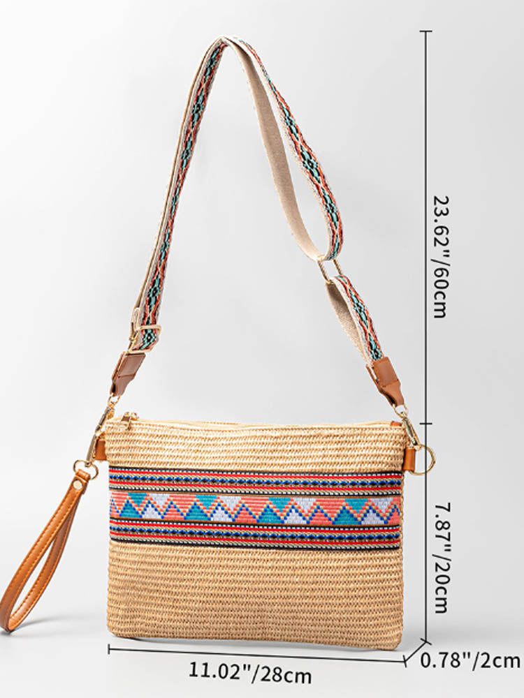 Grass Woven Clutch
