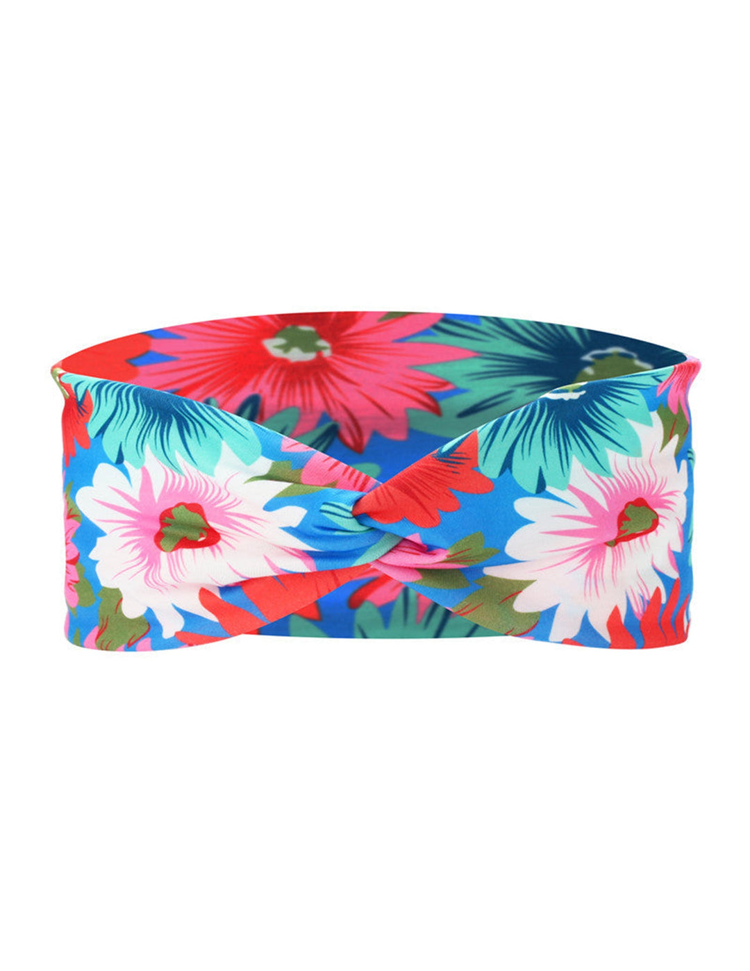 Twist Front Multicoloured Sunflowers Print Thin Hairband