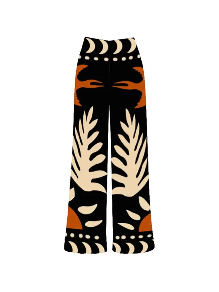 Printed High-Waist Bikini Set