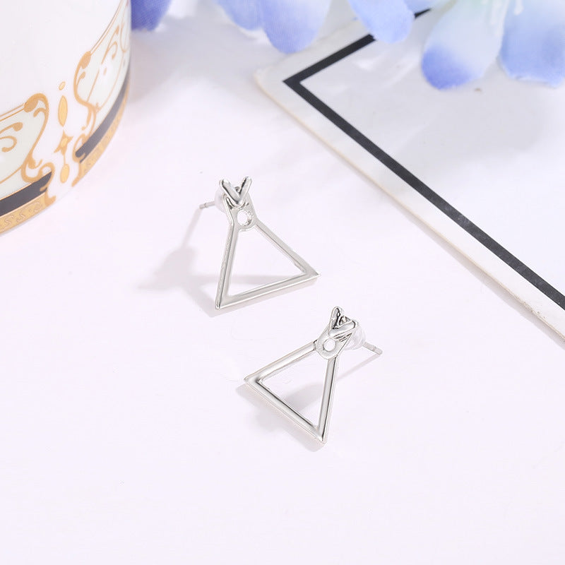 Statement Stud Earrings - Trendy Cute Geometric