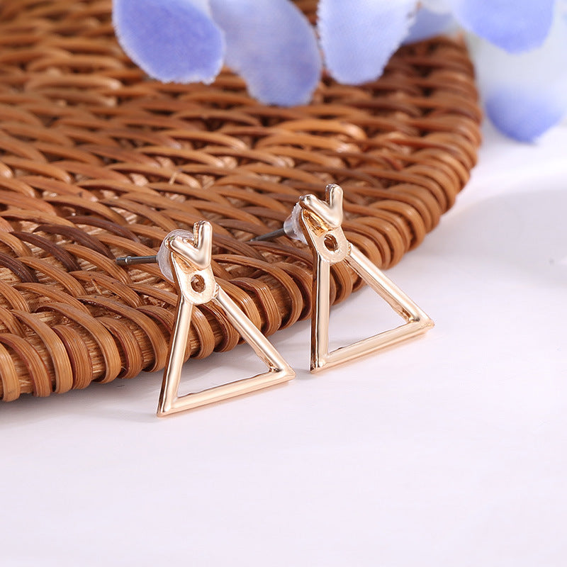 Statement Stud Earrings - Trendy Cute Geometric