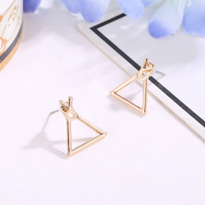 Statement Stud Earrings - Trendy Cute Geometric