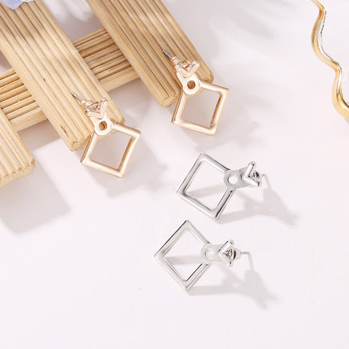 Statement Stud Earrings - Trendy Cute Geometric