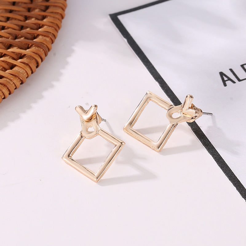Statement Stud Earrings - Trendy Cute Geometric