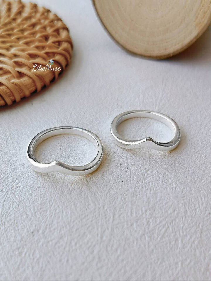 Boho Rings - Geometric Star & Moon Set 12pcs
