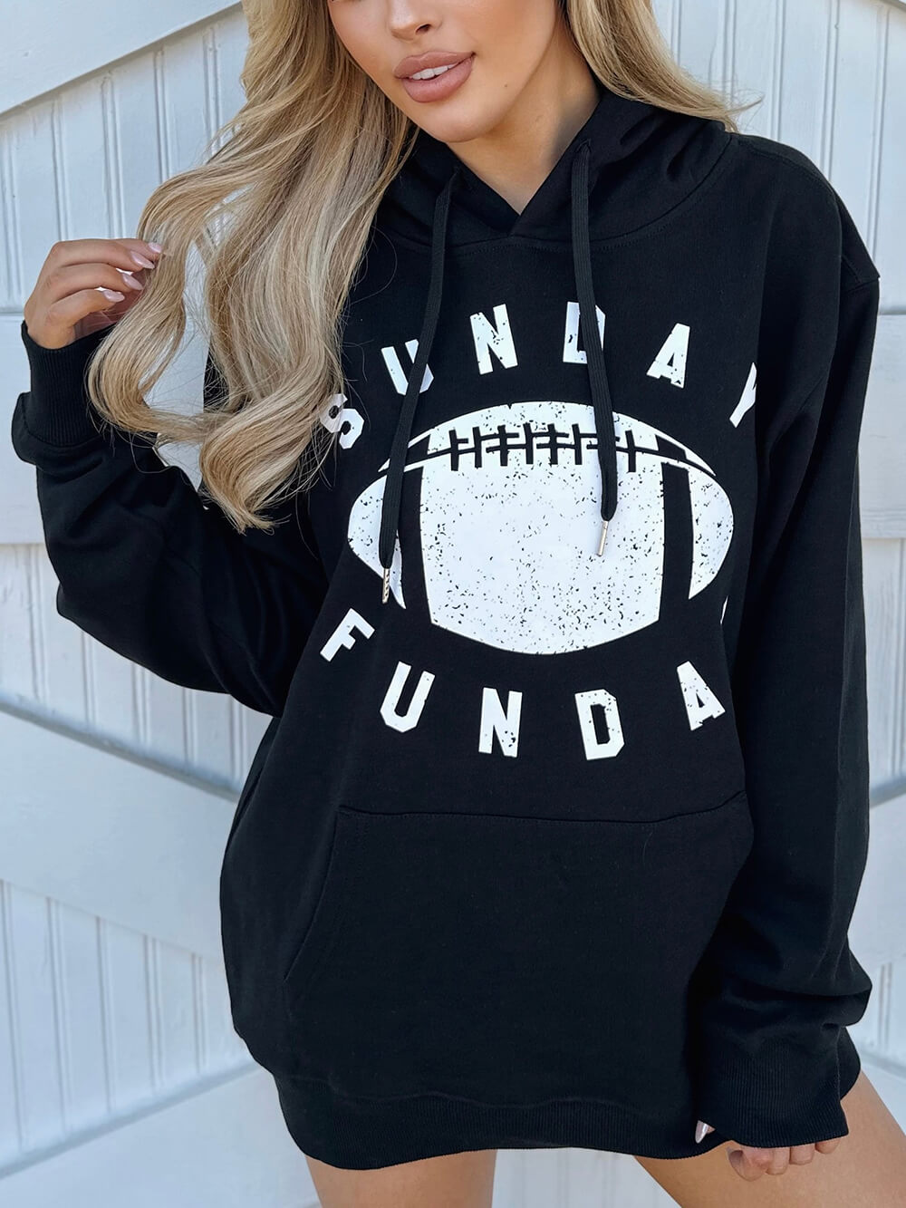 Oversized “Sunday Funday” Hoodie