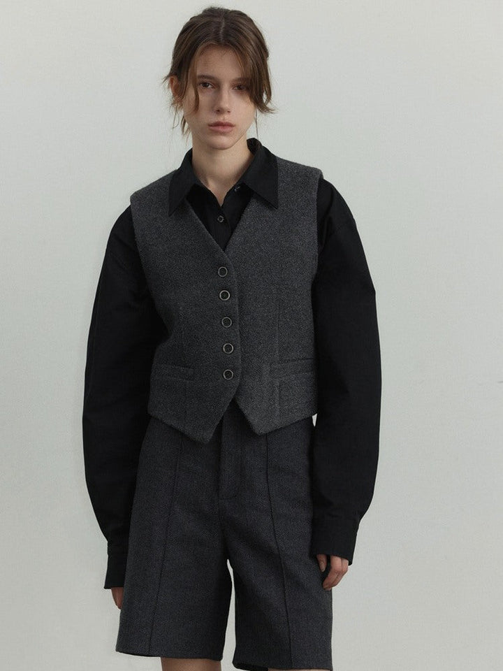 French-Inspired Cotton Cardigan Shirt