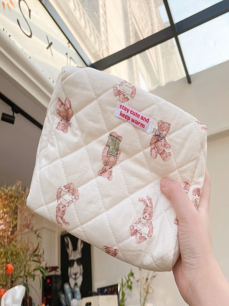 Forest Bear Makeup Bag