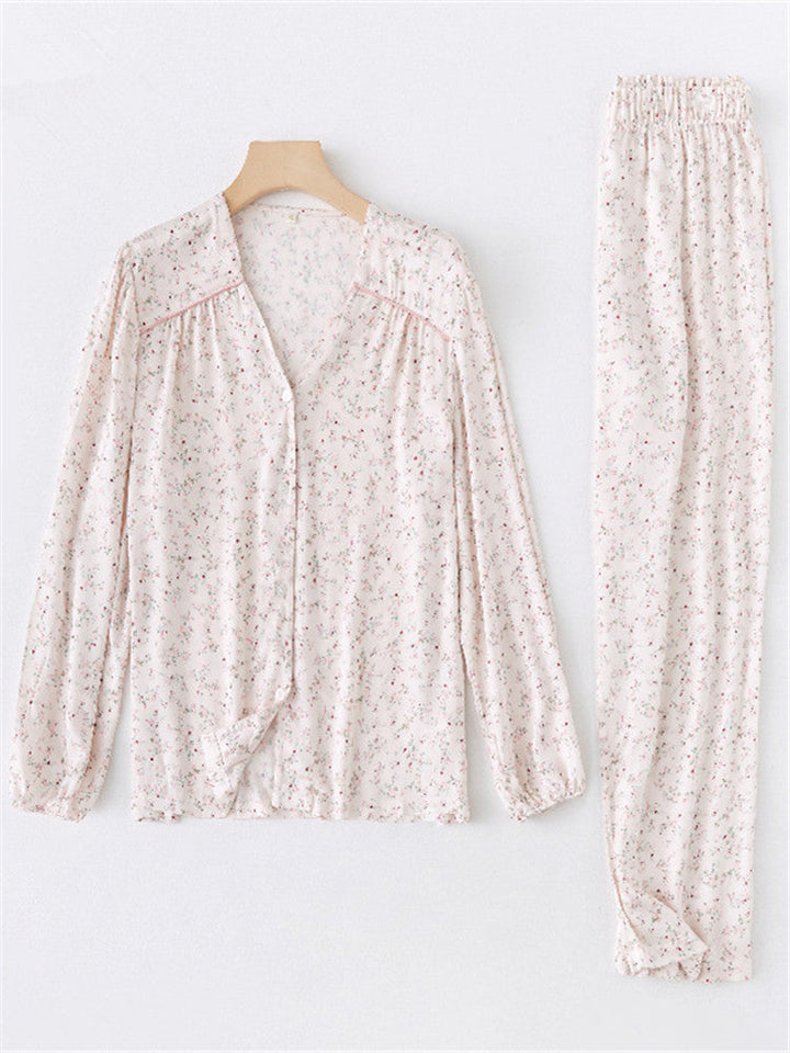 Petite Floral Satin Sleepwear Set