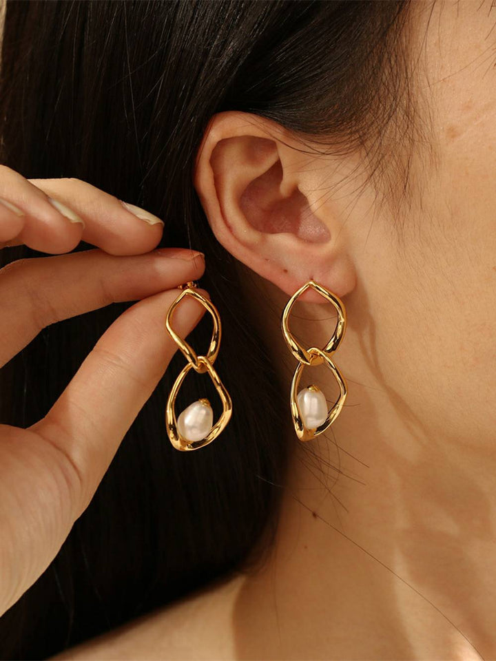 Pearl Teardrop Earrings