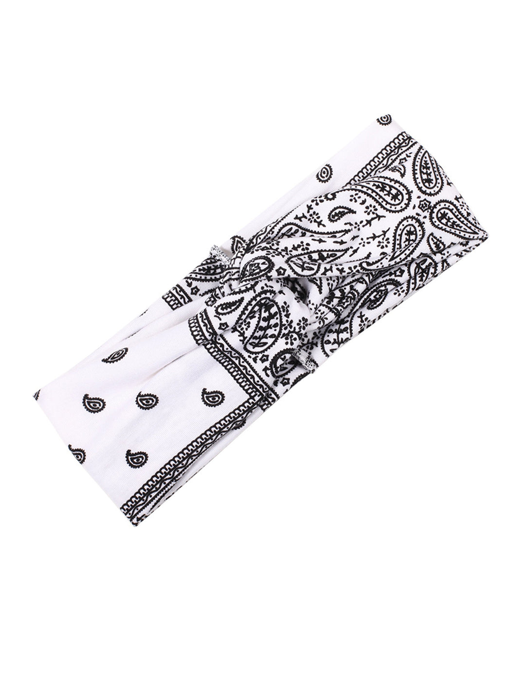 Paisley Boho Broadside Knot Headband