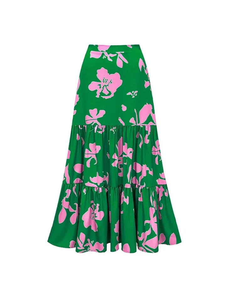 Floral Print Resort Swimsuit Set