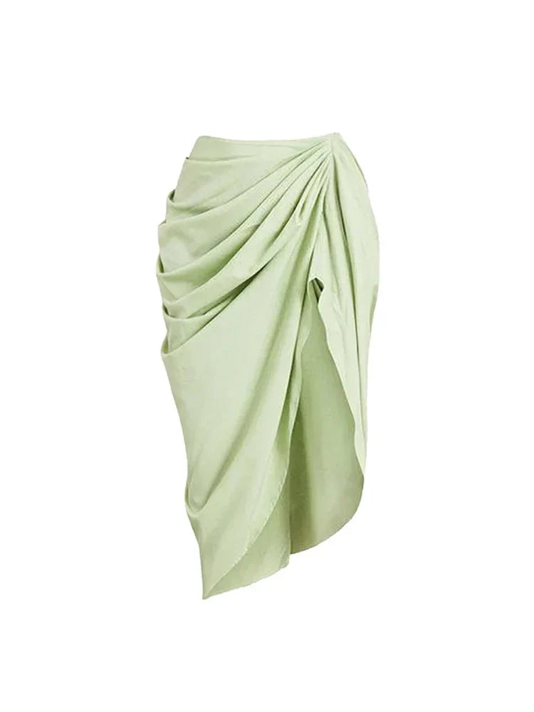 Apple Green Vintage Style Swimsuit Set
