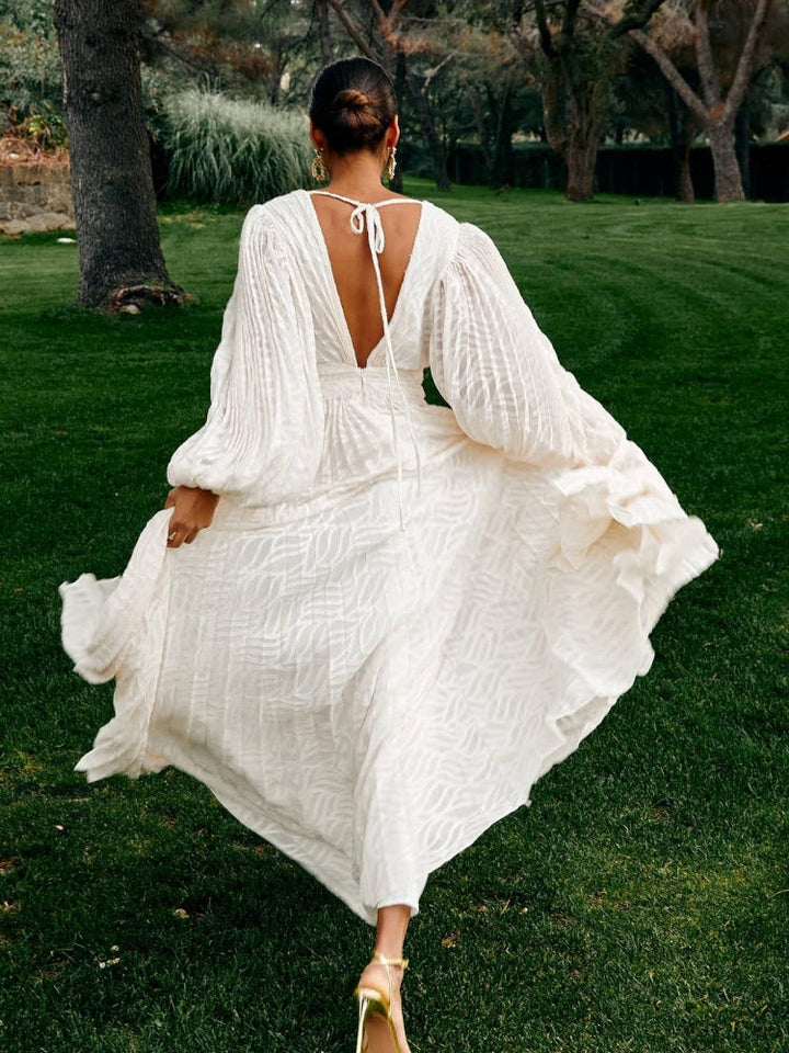 Allegory Elsa Cream Maxi Dress