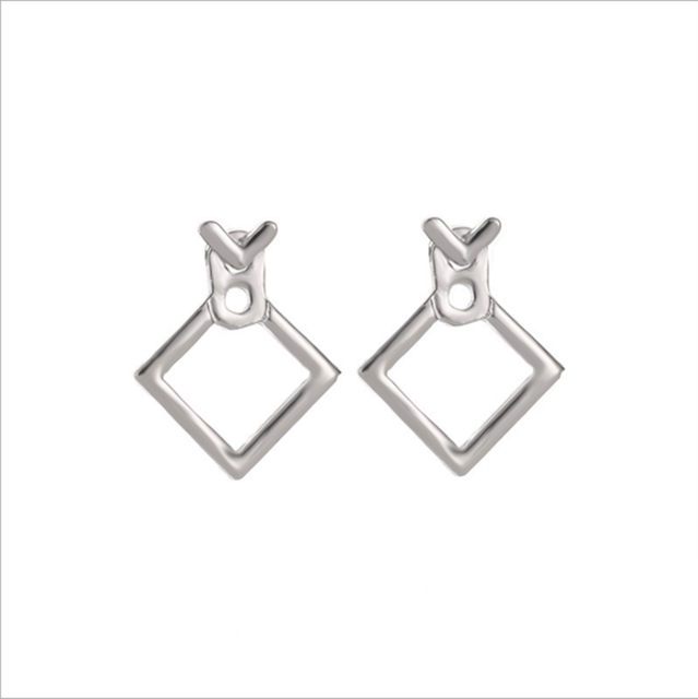 Statement Stud Earrings - Trendy Cute Geometric