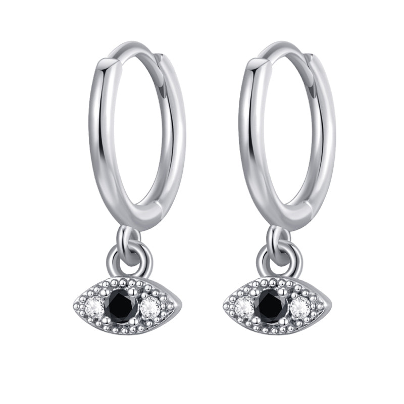 Statement Stud Earrings - Bohemian Round Coin Zircon