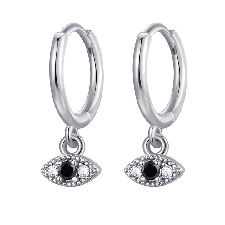 Statement Stud Earrings - Bohemian Round Coin Zircon
