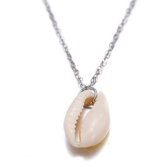 Statement Boho Necklace - Conch Shell Pendant